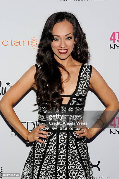 Contestant Rosy McMichael attends the 4th Annual NYX FACE Awards at Club Nokia on August 22, 2015 in Los Angeles, California.