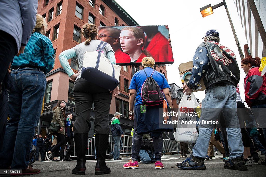 Boston Commemorates One-Year Anniversary Of Marathon Terror Bombings