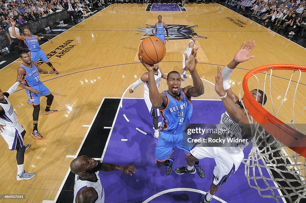 Oklahoma City Thunder v Sacramento Kings