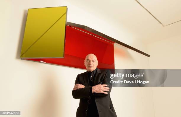 Architect Jean Nouvel attends the opening of his Triptyques exhibition at the Gagosian Gallery on April 15, 2014 in London, England.