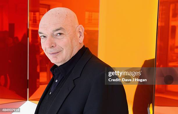 Architect Jean Nouvel attends the opening of his Triptyques exhibition at the Gagosian Gallery on April 15, 2014 in London, England.