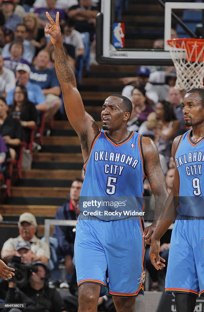 Oklahoma City Thunder v Sacramento Kings