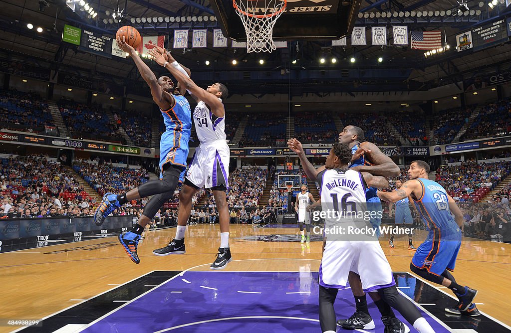 Oklahoma City Thunder v Sacramento Kings