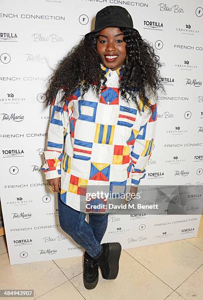 Misha B attends the French Connection #CantHelpMySelfie launch party at French Connection Regent Street store on April 15, 2014 in London, England.