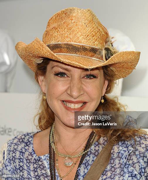 Actress Joely Fisher attends the LG "Fam To Table" series at The Washbow on August 22, 2015 in Culver City, California.