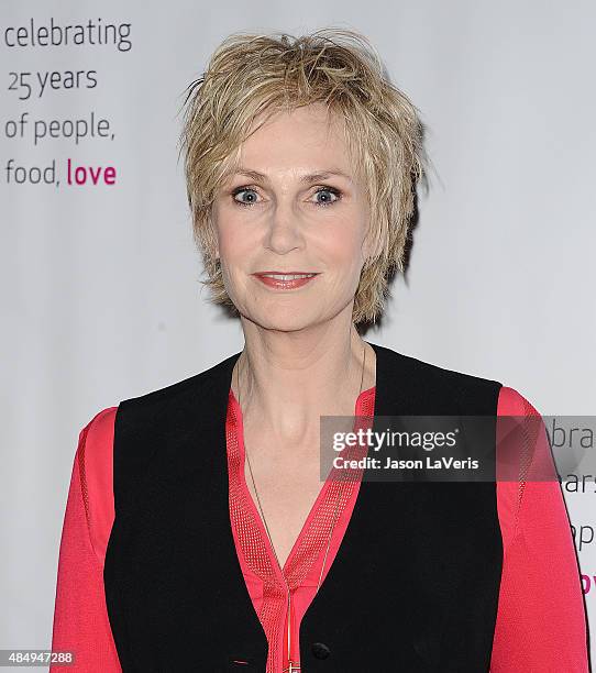 Actress Jane Lynch attends Project Angel Food's 25th Angel Awards gala at Taglyan Cultural Complex on August 22, 2015 in Hollywood, California.