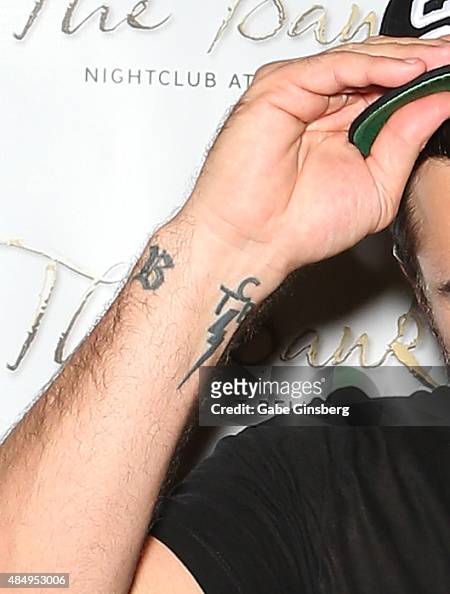 Television personality Brody Jenner, tattoos detail, arrives at The...  Photo d'actualité - Getty Images