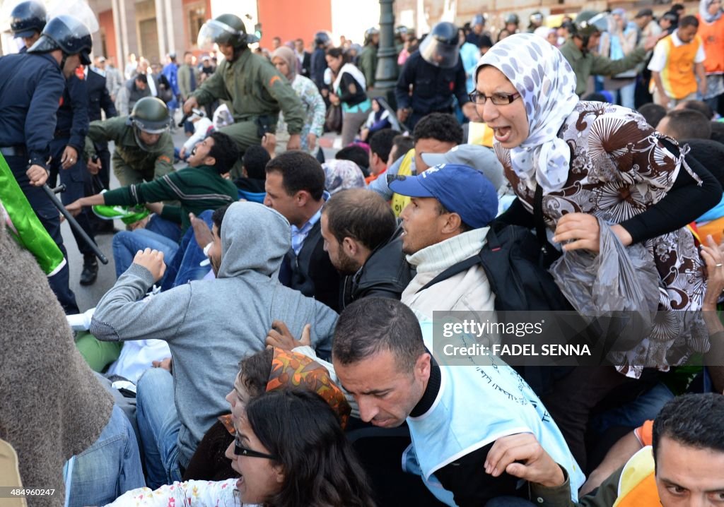 MOROCCO-SOCIAL-UNEMPLOYMENT-DEMO