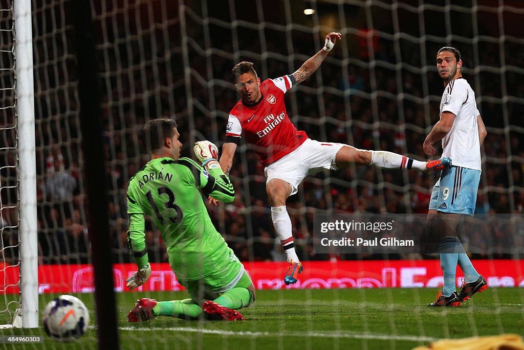 Arsenal v West Ham United - Premier League