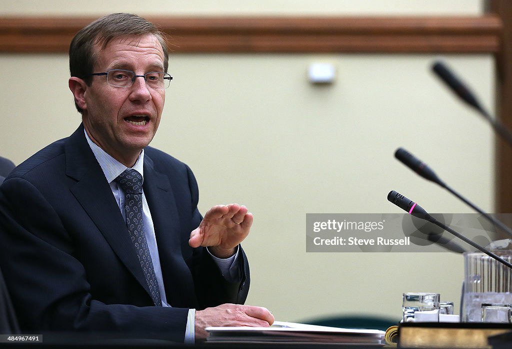 Peter Wallace, Secretary of the Cabinet and  head of the Ontario Public Service testifies before the gas plants committee