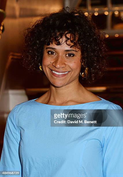 Cast member Angel Coulby attends the press night performance of "Good People" at the Noel Coward Theatre on April 15, 2014 in London, England.