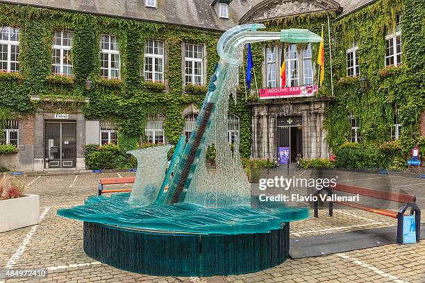 dinant-city hall, belgien - namur stock-fotos und bilder