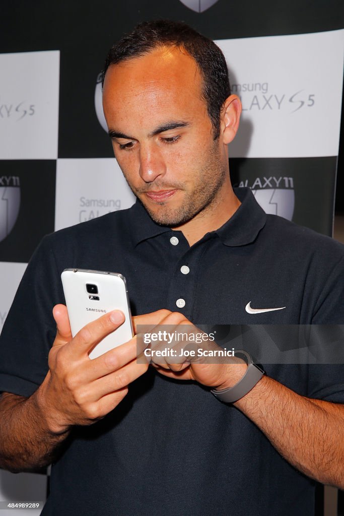 Landon Donovan Samsung Galaxy 11 Media Day