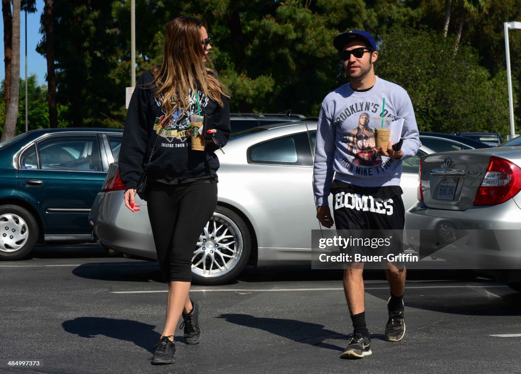 Celebrity Sightings In Los Angeles - April 15, 2014