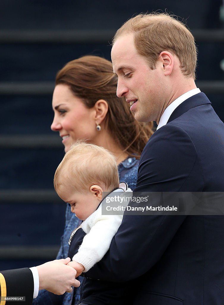 The Duke And Duchess Of Cambridge Tour Australia And New Zealand - Day 10