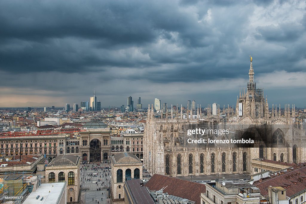 Clouds over Milan