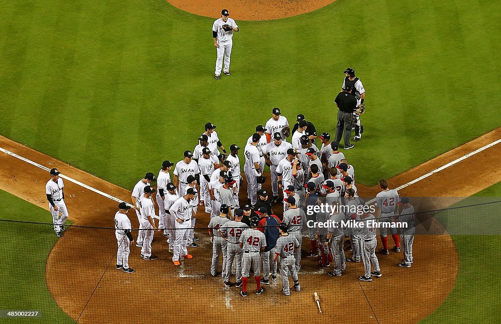 Washington Nationals v Miami Marlins