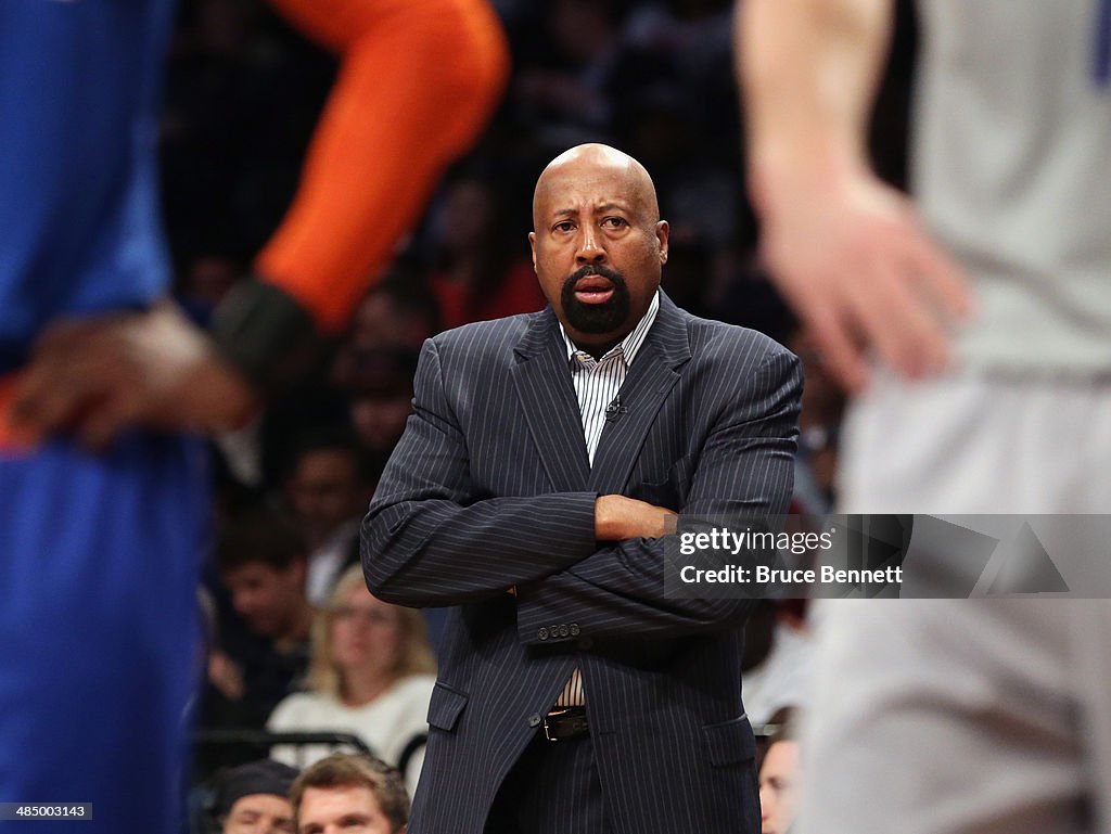 New York Knicks v Brooklyn Nets