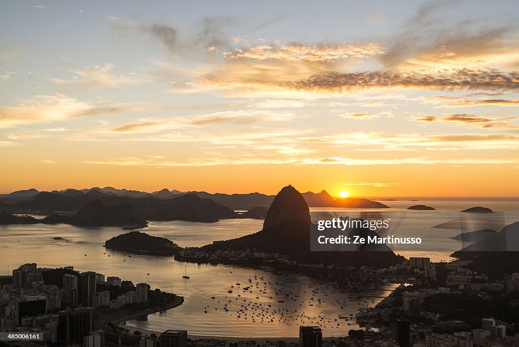 The Sugarloaf and Botafogo Bay