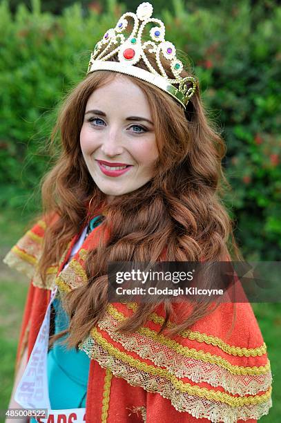 Newly crowned Queen of Redheads, Grainne Keena poses at the Irish Redhead Convention which celebrates everything to do with red hair held in the...