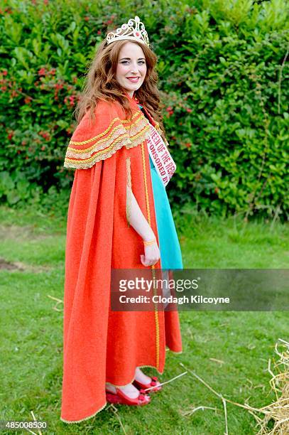 Newly crowned Queen of Redheads, Grainne Keena poses at the Irish Redhead Convention which celebrates everything to do with red hair held in the...