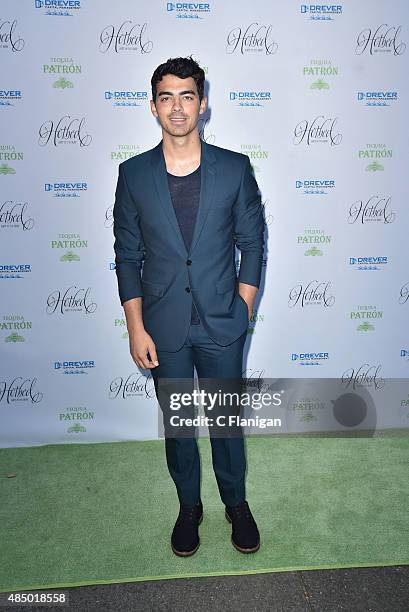 Joe Jonas attends the Fourth Annual Hotbed Gala at The Drever Estate on August 22, 2015 in Tiburon, California.