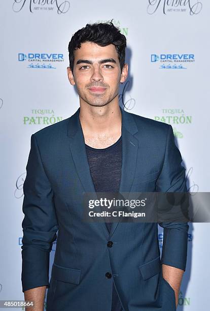 Joe Jonas attends the Fourth Annual Hotbed Gala at The Drever Estate on August 22, 2015 in Tiburon, California.