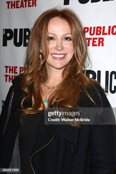 Rebecca Creskoff attends the Opening Night Performance of 'The Library' at The Public Theater on April 15, 2014 in New York City.