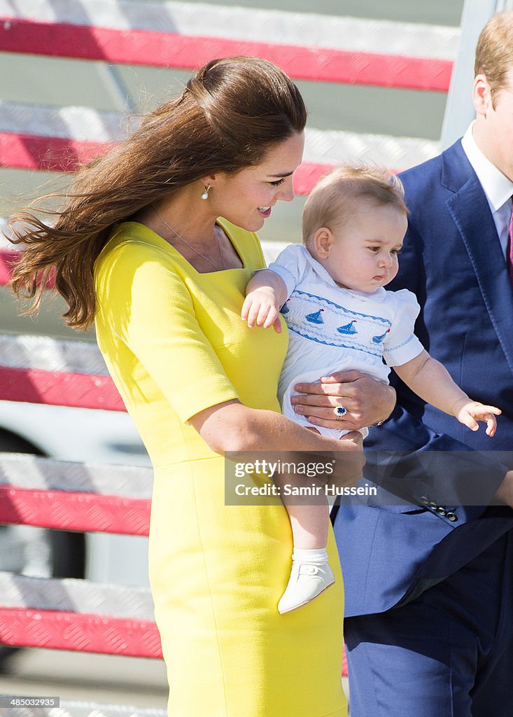 The Duke And Duchess Of Cambridge Tour Australia And New Zealand - Day 10