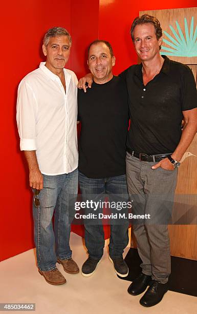 Founders of Casamigos Tequila George Clooney, Mike Meldman and Rande Gerber attend as Casamigos founders Rande Gerber, George Clooney and Mike...