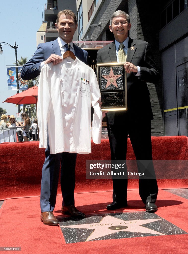 Bobby Flay Honored On The Hollywood Walk Of Fame