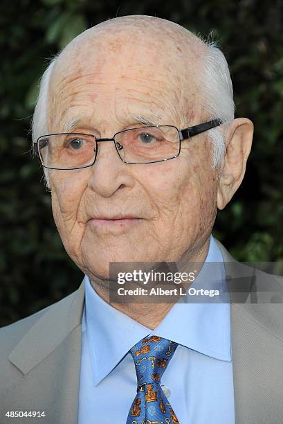 Writer Norman Lear arrives for the 2015 Sundance Institute celebration benefit held at 3LABS on June 2, 2015 in Culver City, California.