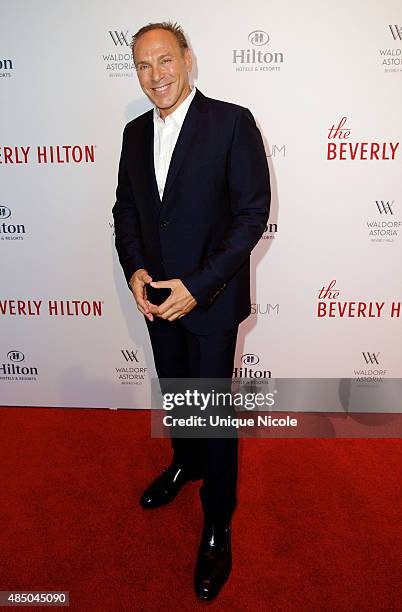 Neil Lane attends The Beverly Hilton celebrates 60 years with a diamond anniversary party at The Beverly Hilton Hotel on August 21, 2015 in Beverly...