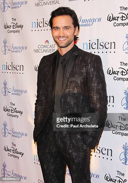 Actor Michael Steger attends the 30th annual Imagen Awards at The Dorothy Chandler Pavilion on August 21, 2015 in Los Angeles, California.