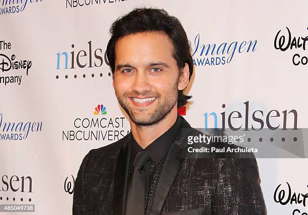Actor Michael Steger attends the 30th annual Imagen Awards at The Dorothy Chandler Pavilion on August 21, 2015 in Los Angeles, California.
