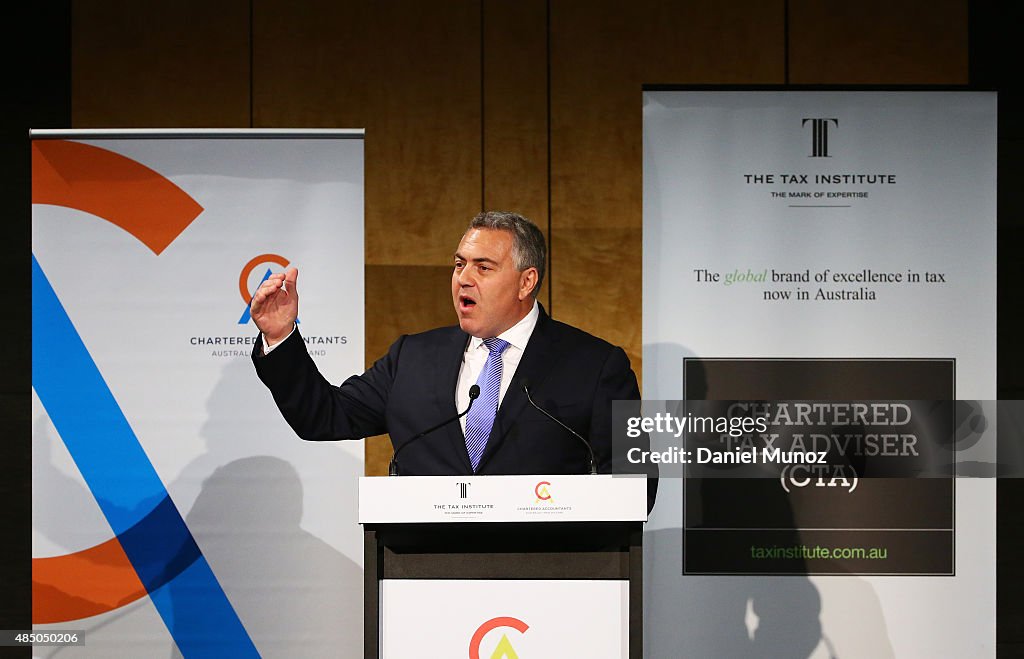 Treasurer Joe Hockey Delivers Speech On Personal Income Tax Cuts