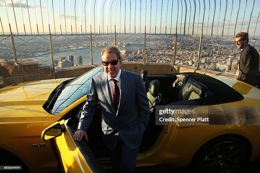 Ford Marks 50th Anniversary Of Company's Mustang By Revealing 2015 Model On Empire State Building