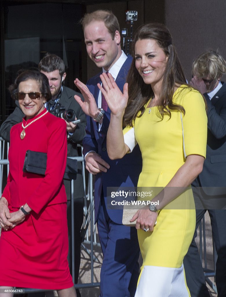 The Duke And Duchess Of Cambridge Tour Australia And New Zealand - Day 10