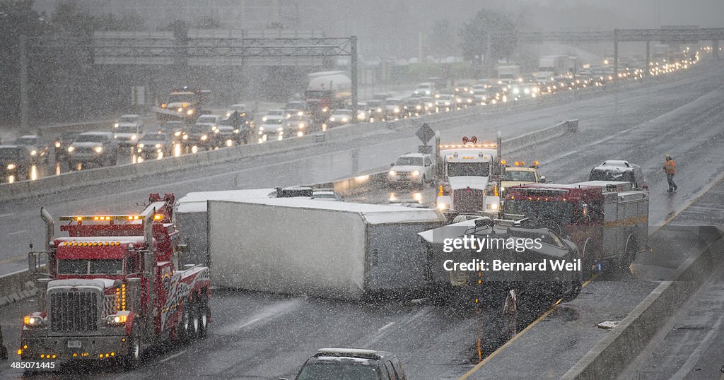 Truck rollover