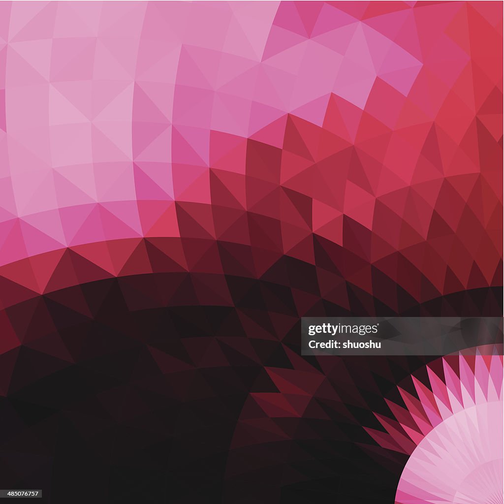 Abstract pink rhombus pattern background