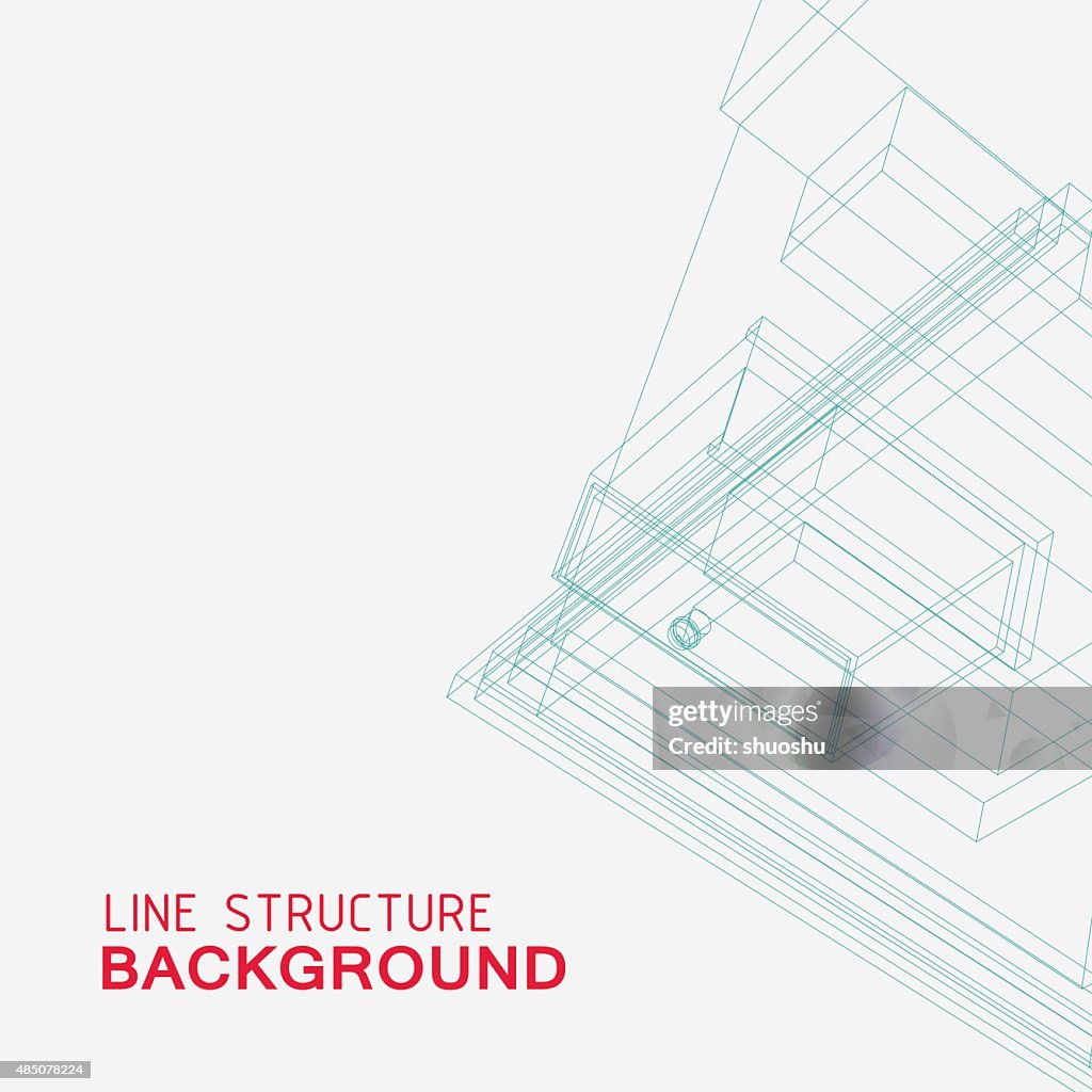 Structural Line Work Line Structure Background High-Res Vector Graphic - Getty Images