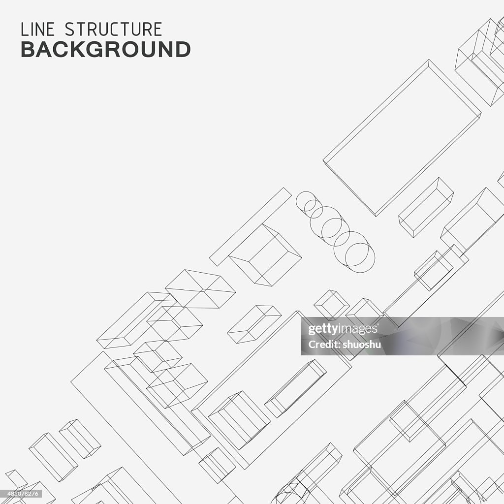 Structural Line Work Line Structure Background High-Res Vector Graphic - Getty Images