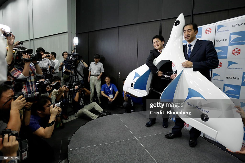 Sony Mobile Communications Inc. Holds News Conference On Drone Venture