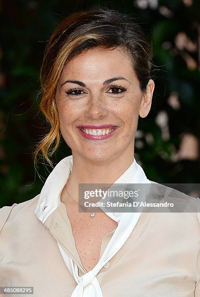 Vanessa Incontrada attends 'Ti Sposo Ma Non Troppo' Photocall on April 16, 2014 in Milan, Italy.