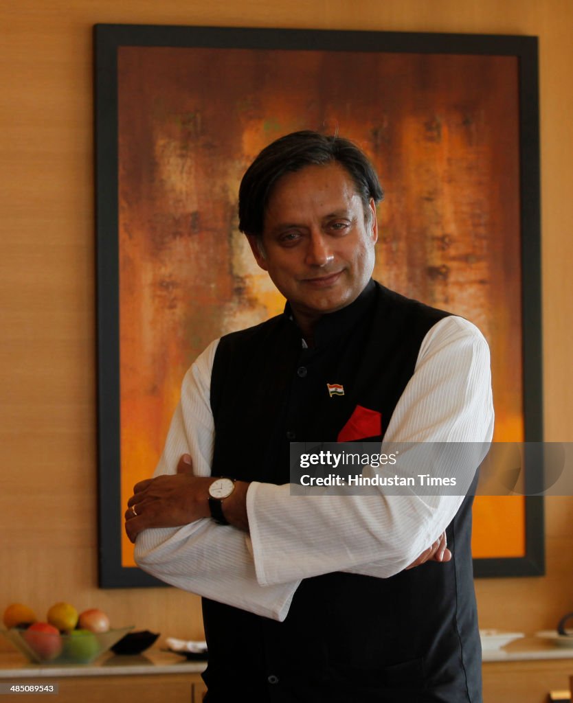 Profile Shoot Of Shashi Tharoor