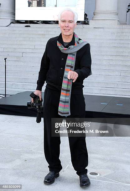 Gil Garcetti attends the Shawn "Jay Z" Carter Makes Announcement on the Steps of City Hall Downtown Los Angeles for the Budweiser Made in America...