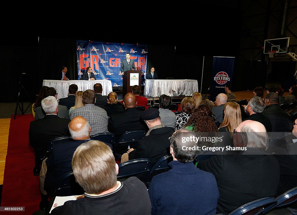 NBA D-League Grand Rapids Press Conference