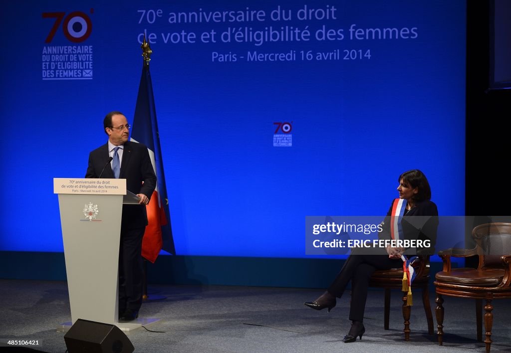 FRANCE-POLITICS-GOVERNMENT-HOLLANDE-HIDALGO