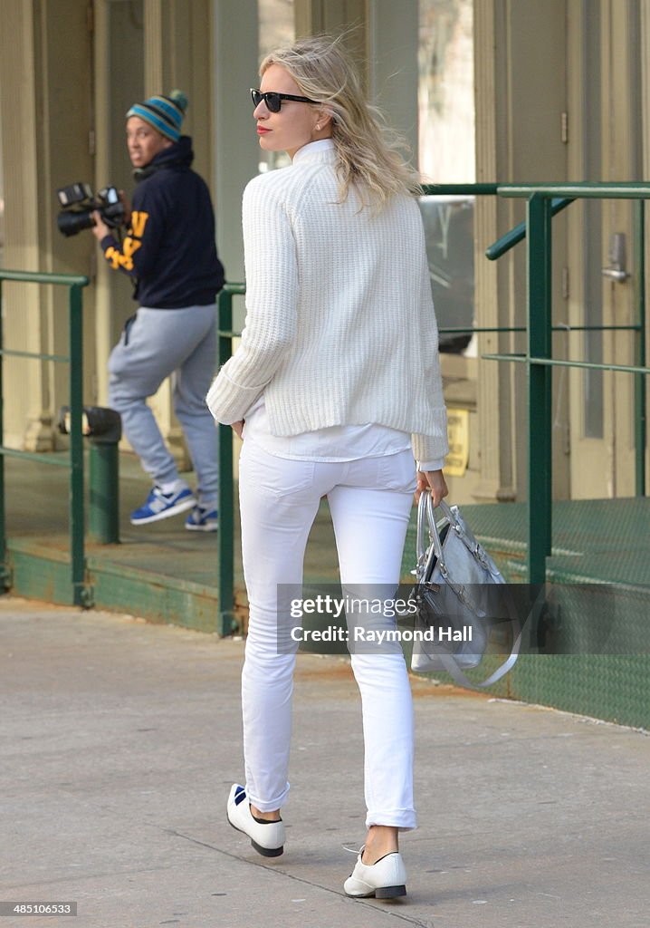 Celebrity Sightings In New York City - April 16, 2014