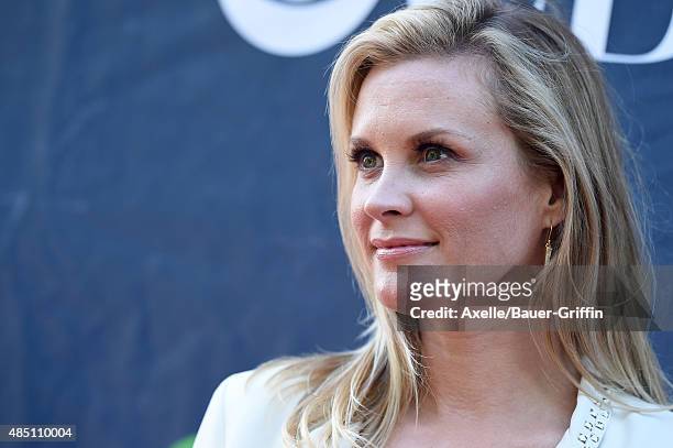 Actress Bonnie Somerville arrives at CBS, CW And Showtime 2015 Summer TCA Party at Pacific Design Center on August 10, 2015 in West Hollywood,...